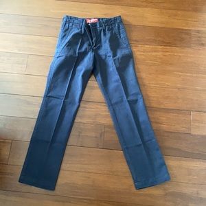 ARIZONA JEANS 26x30: Original Straight Navy Chino